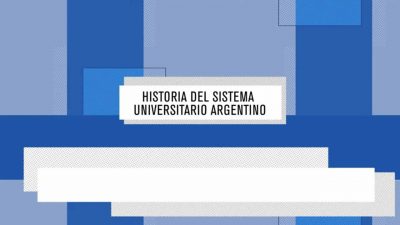 Entrevistas 'Historia del Sistema Universitario Argentino'